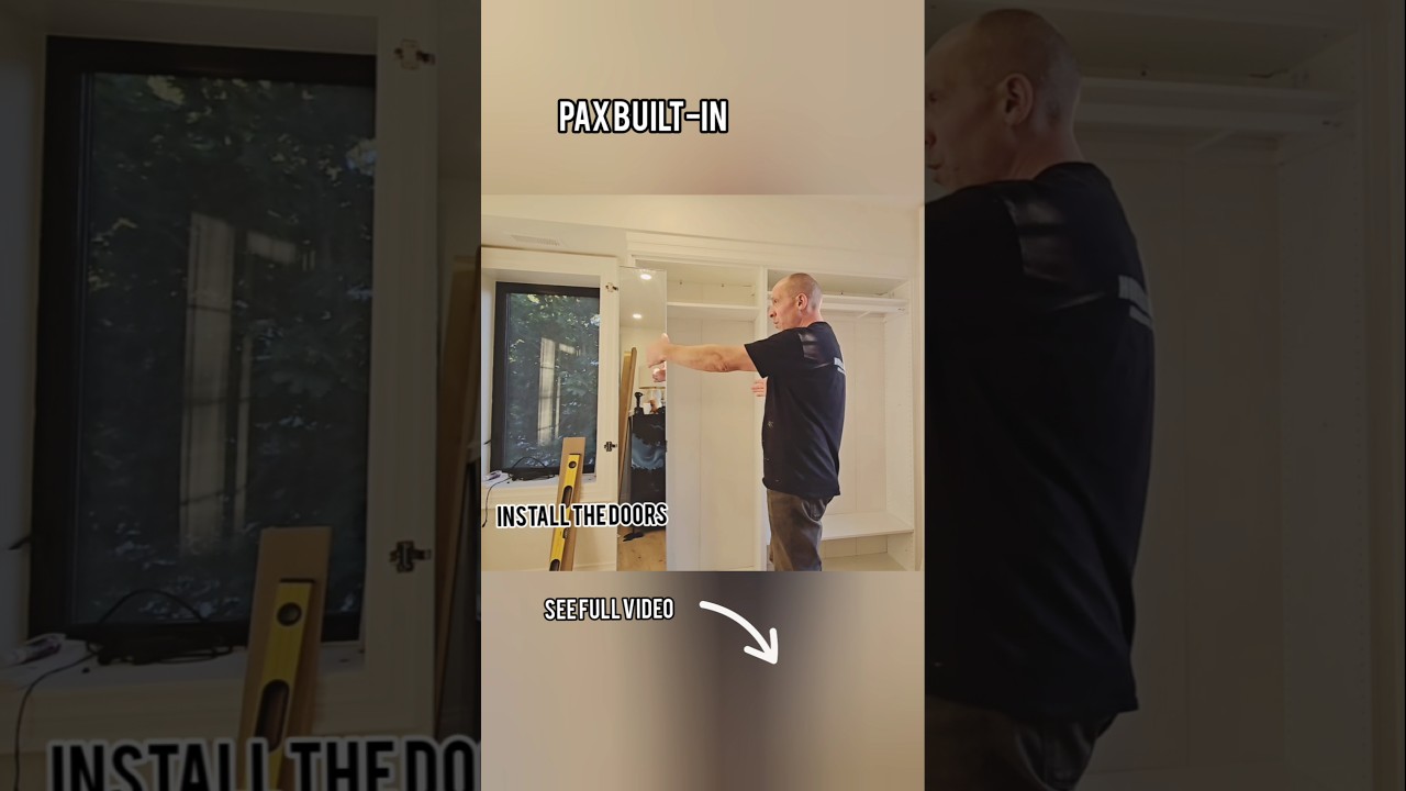 Pax built-in door install 