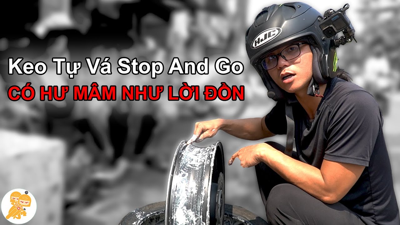 Tháo Mâm Kiểm Tra Keo Tự Vá Stop And Go HÀNG CỦA MỸ- Xe Ôm Shop