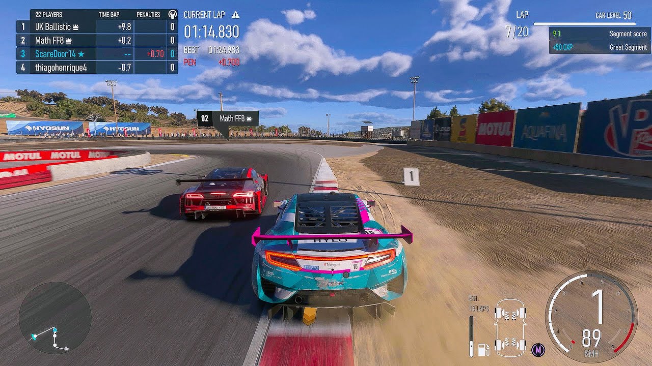 It's Been a While Since an Exciting Race at Laguna Seca (Forza Motorsport)