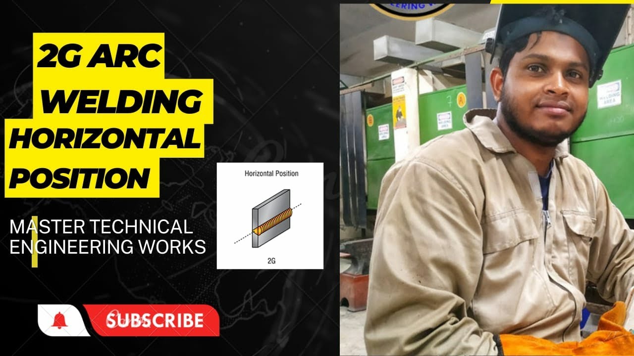 Performing Arc Welding PC/2G Horizontal Position Groove Weld.