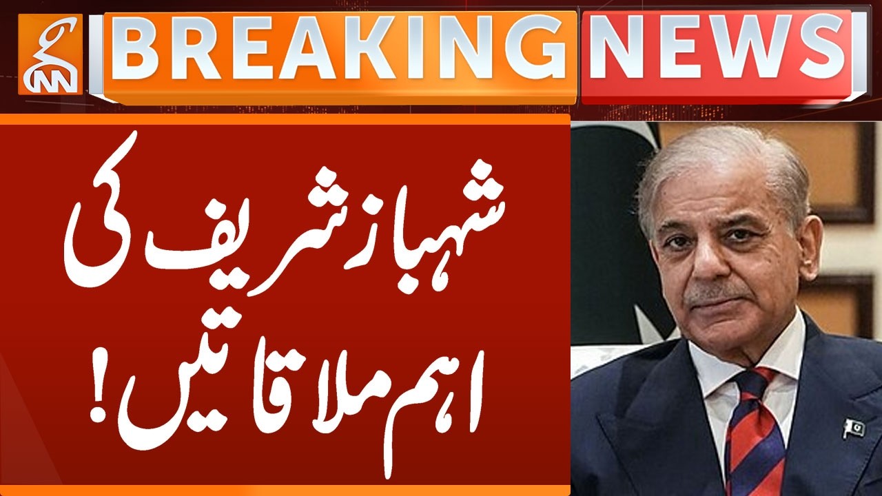 PM Shehbaz Sharif's Important Meeting | Breaking News | GNN