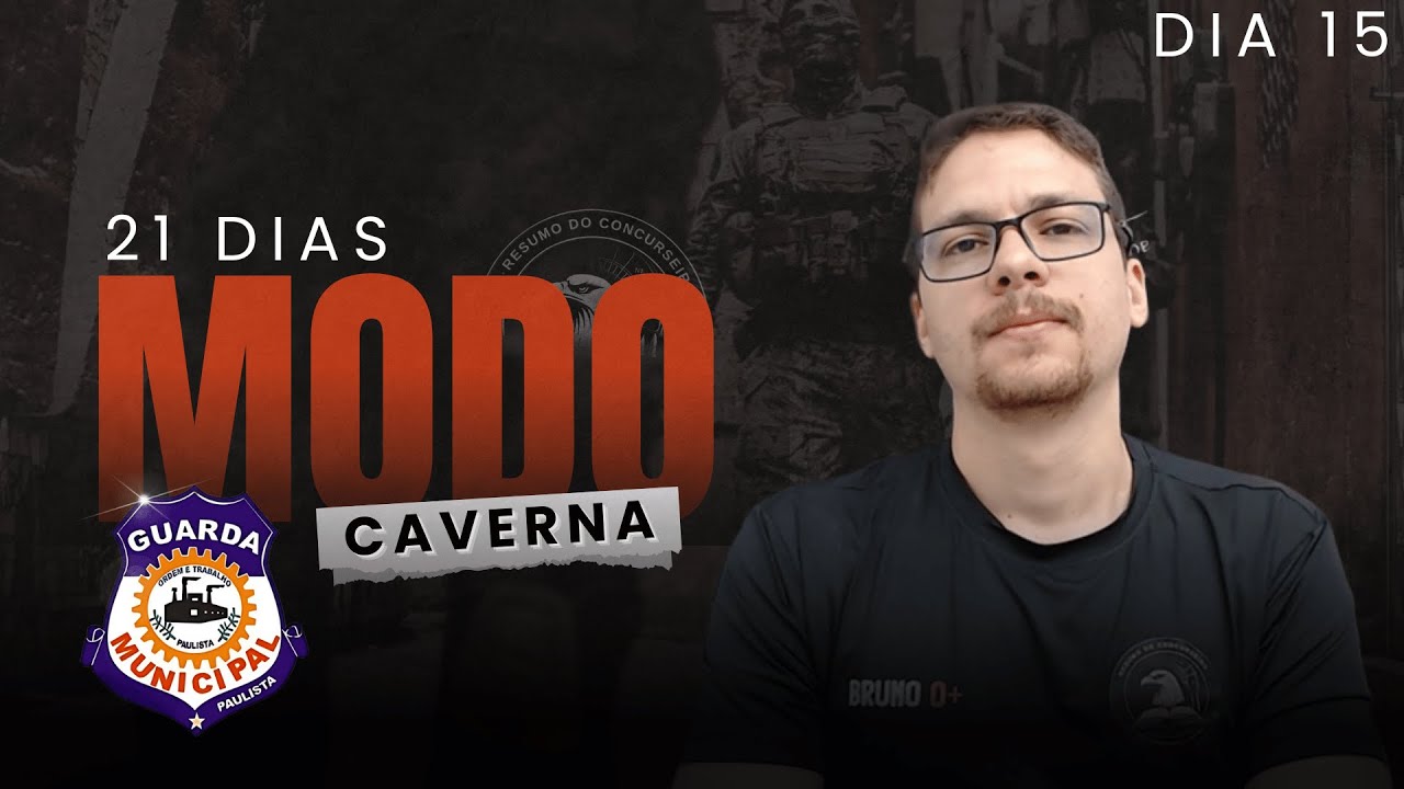 🔴 Modo caverna RDC | Revisão via questões | GCM Paulista (Dia 15)
