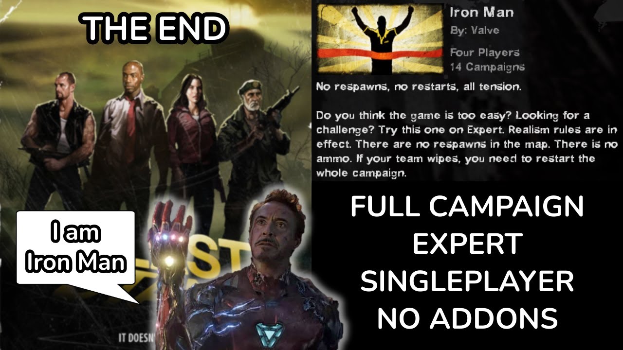 Left 4 Dead 2 - The Last Stand (Iron Man, Expert, Singleplayer, No Addons)