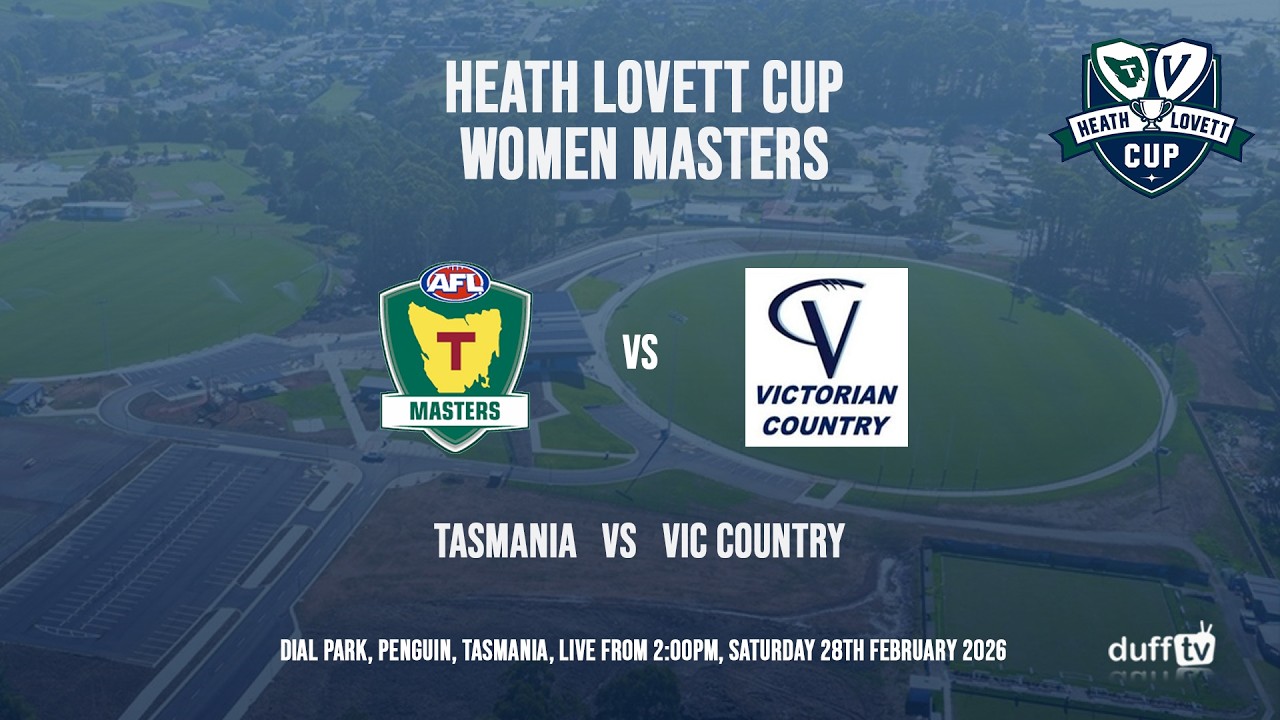 Tasmania vs Vic Country | Women Masters  | Heath Lovett Cup 2026
