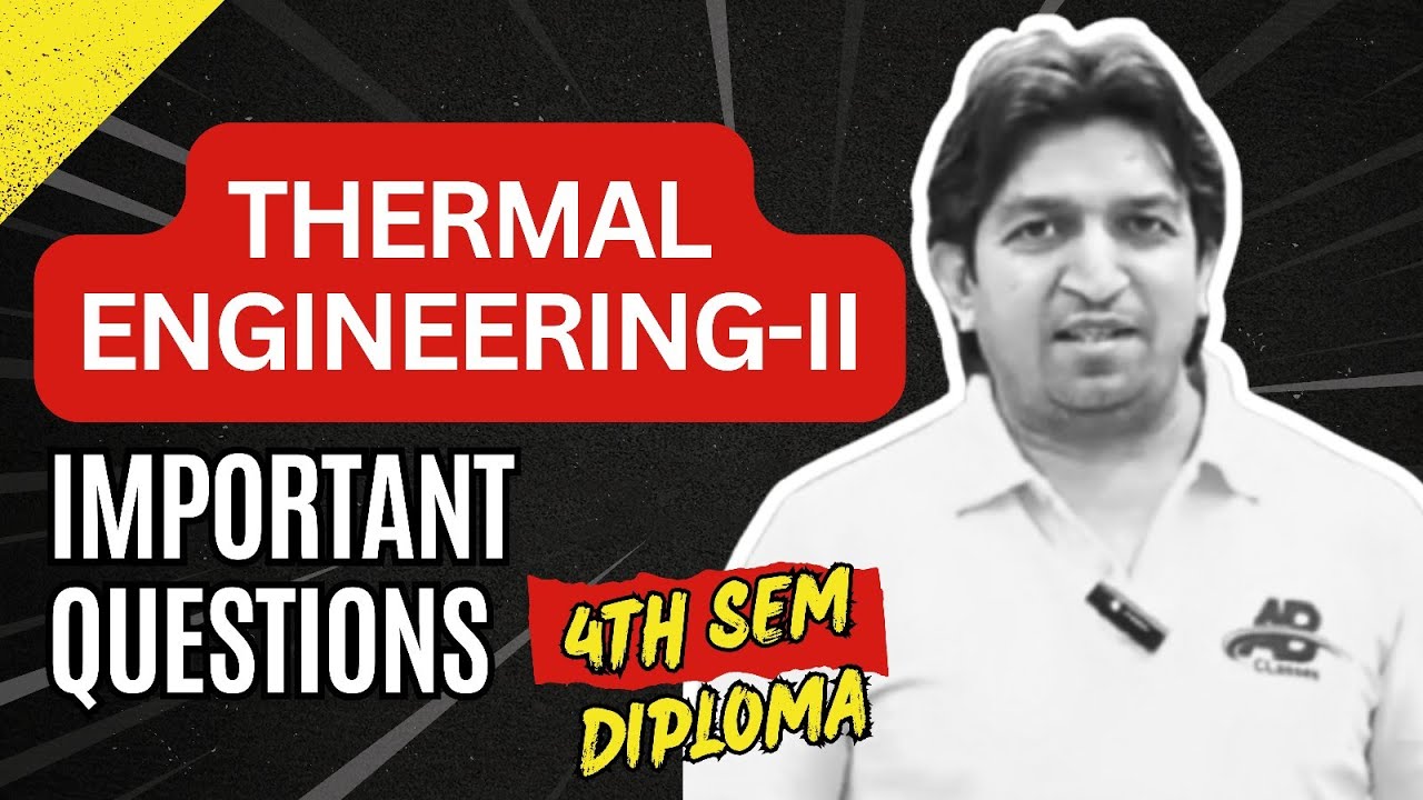 thermal engineering 2 diploma mechanical 4th sem important questions
