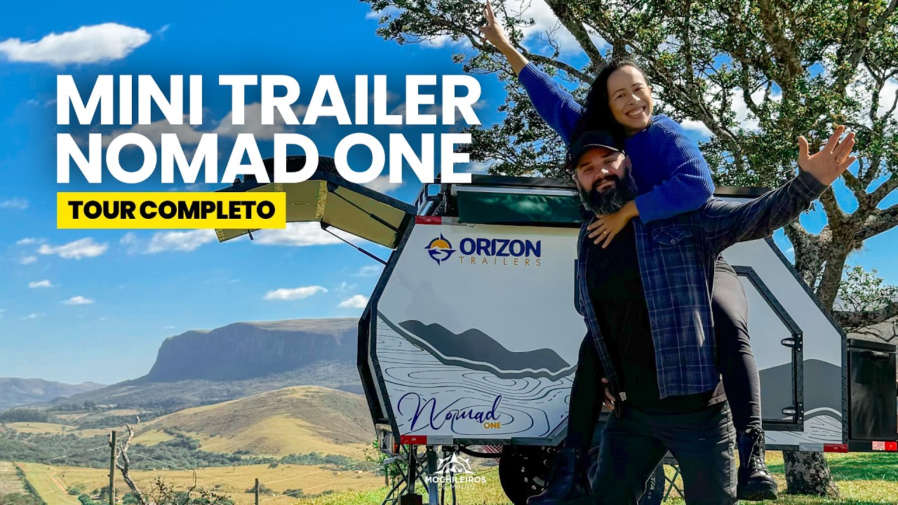 TOUR pelo NOMAD ONE: o MINI TRAILER mais completo para quem quer VIVER NA ESTRADA!