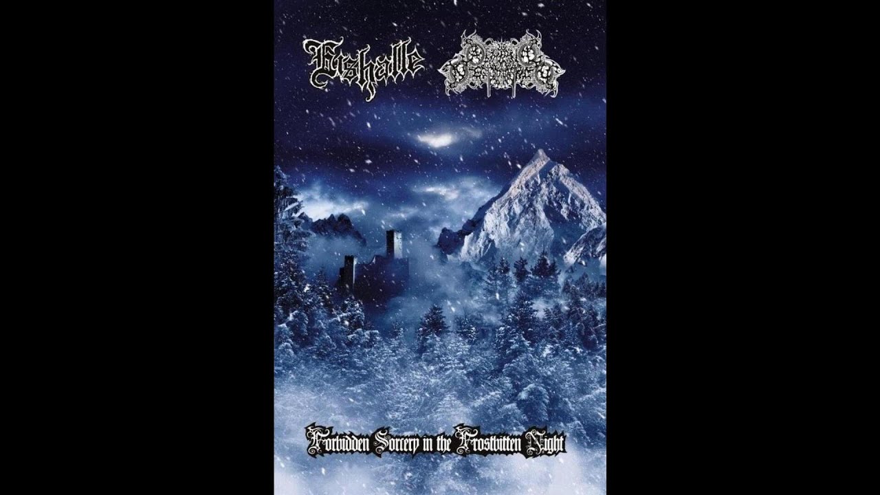 Eishalle (US) / Ancient Necromancy (US) - Forbidden Sorcery in the Frostbitten Night (Split) 2021