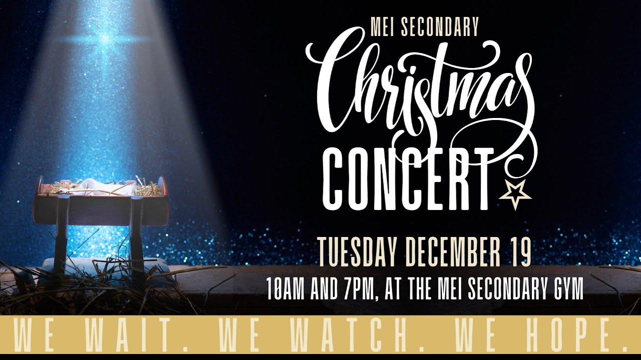 MEI Secondary Christmas Concert morning event 2023 #wearemei #christmas2023