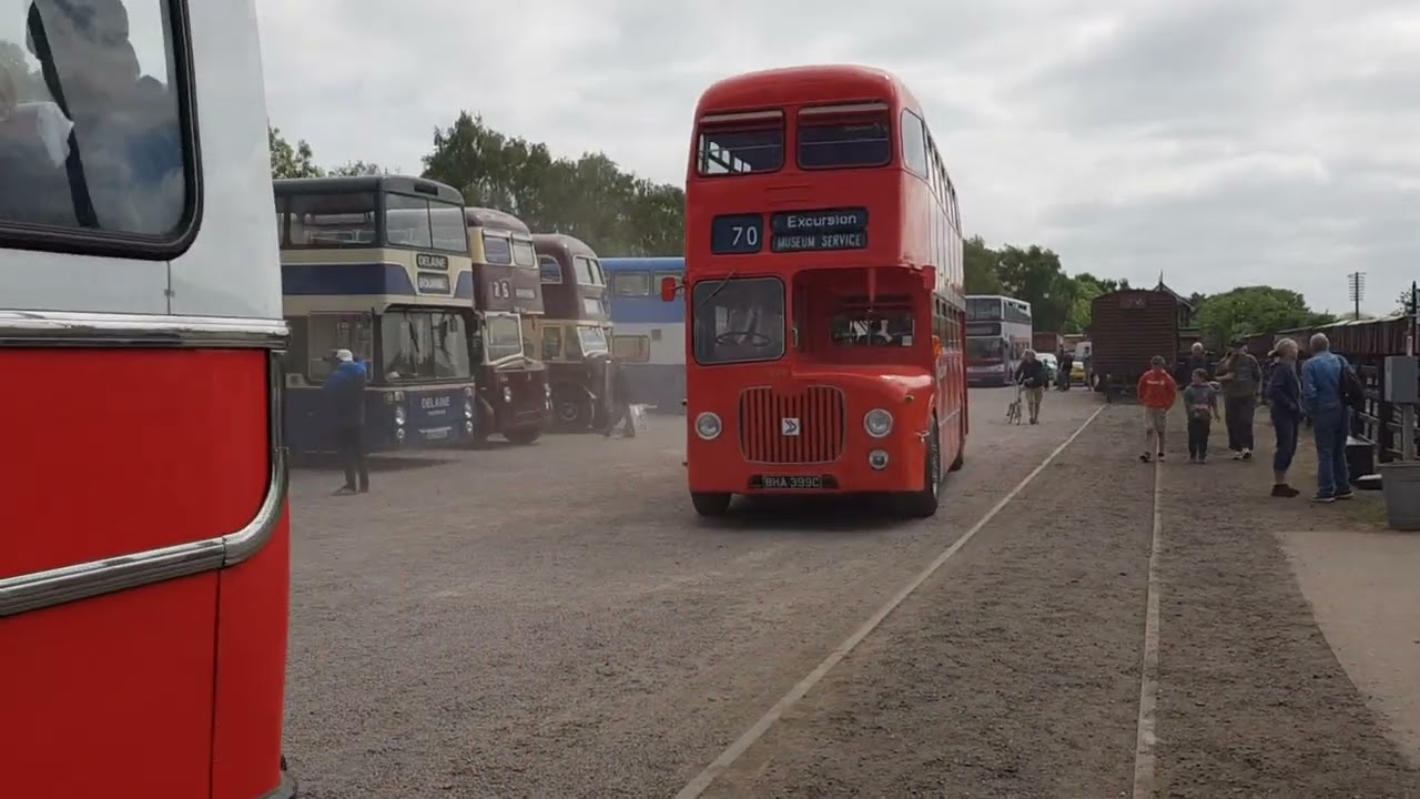 Trio of Midland Red Buses & Coaches at Qourn & Woodhouse Station Event Day 1 May 2025