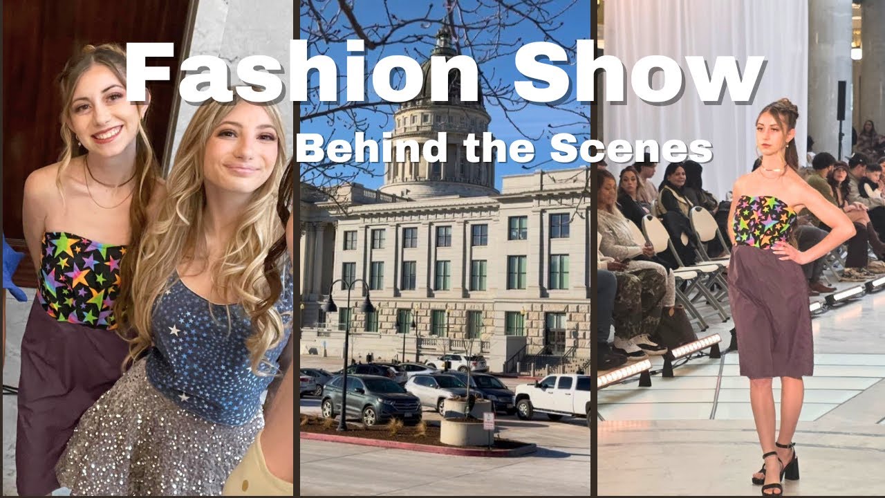 Behind the scenes at my Utah State Fashion Show 👠✨