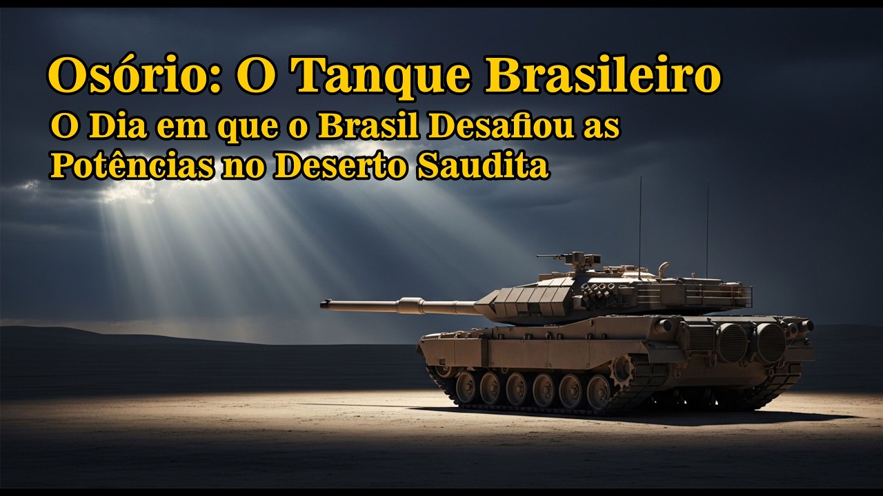 Osório: O Tanque Brasileiro, O Dia em que o Brasil Desafiou as Potências no Deserto Saudita