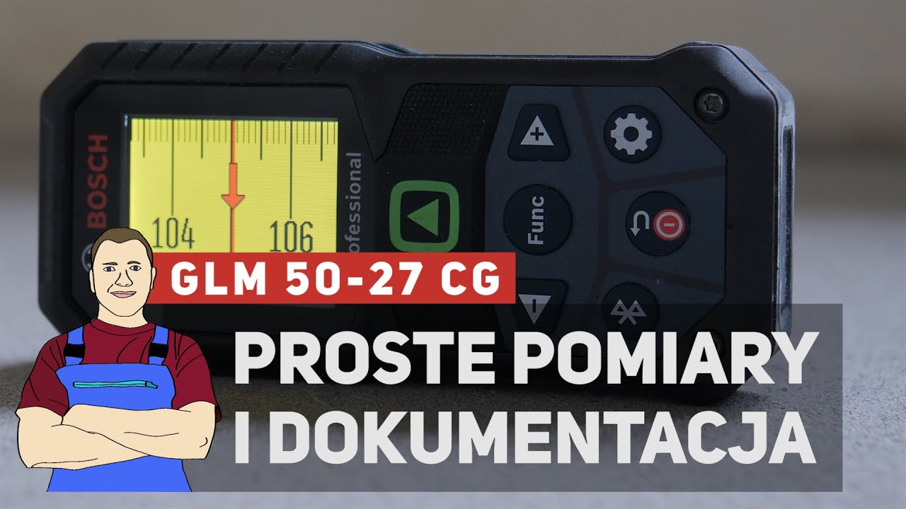 Dalmierz Bosch GLM 50-27 CG i dokumentacja w aplikacji Measure On