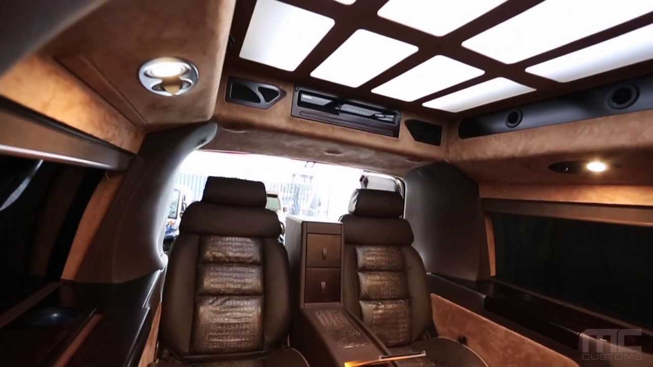 MC Customs GMC Savana Cargo Van Custom Interior