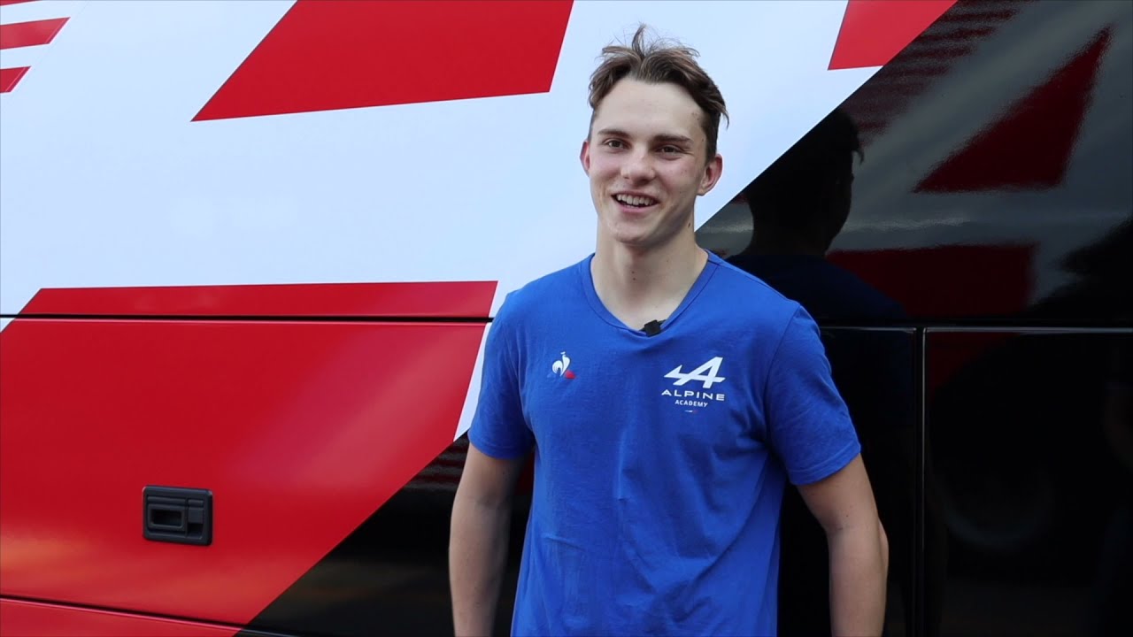 Oscar Piastri 2021 Monza F1 test interview