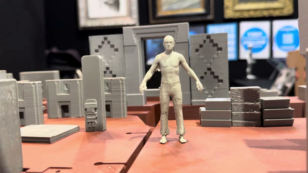 Puma Punku Scale Model shown at Designer Con 2024
