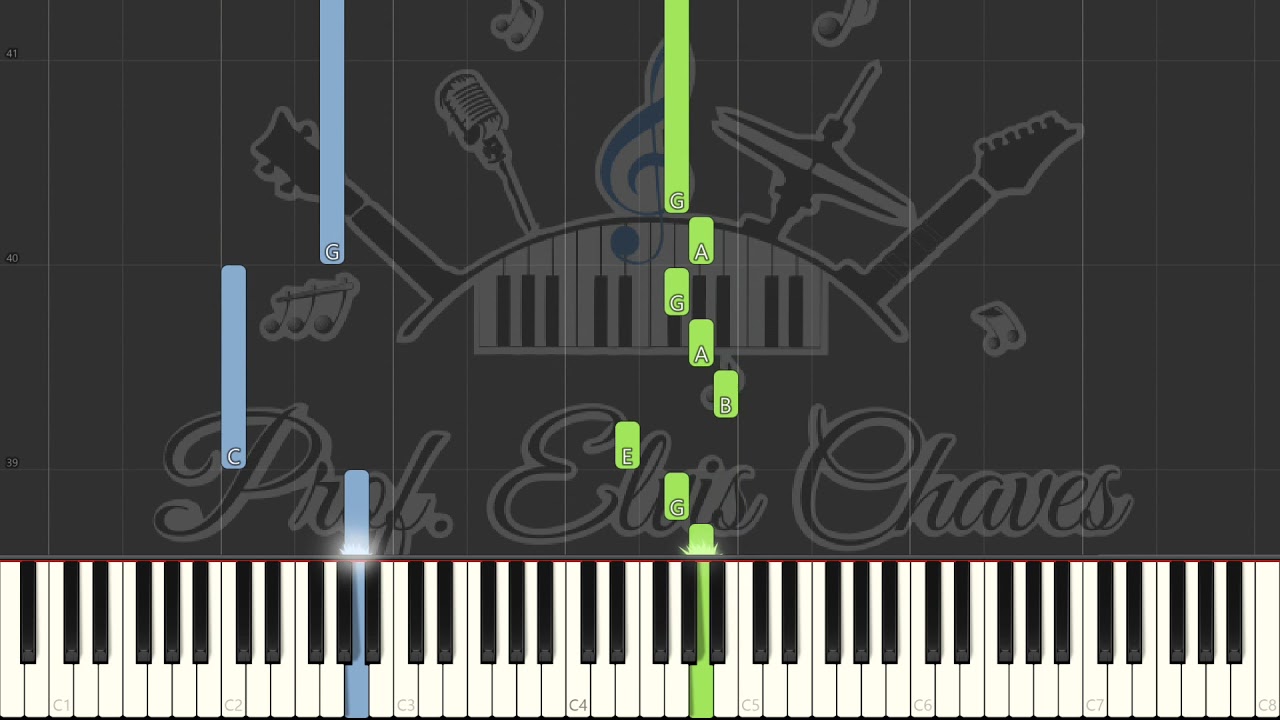 🎹 Anunciação - 815 - Alceu Valença - Tutorial Teclado Fácil 2