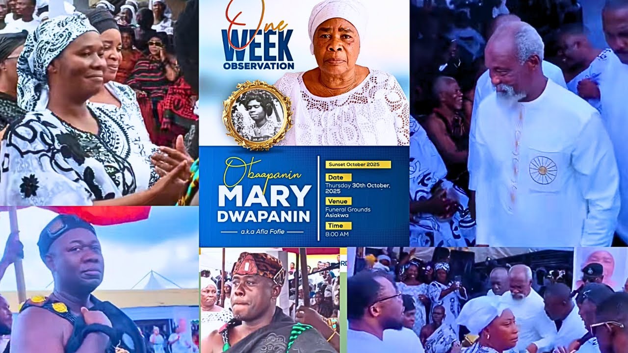 Adom Kyei-Duah Shows Up At His In-law One Celebration || Owoahene Adom Kyei-Duah 1 Mother