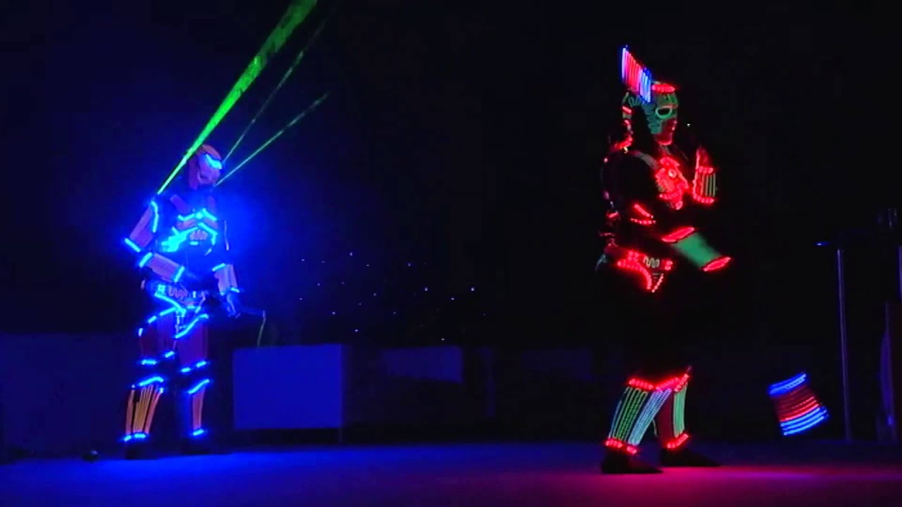 Electric show with Duo Aratron Aspis video from show (Short version)