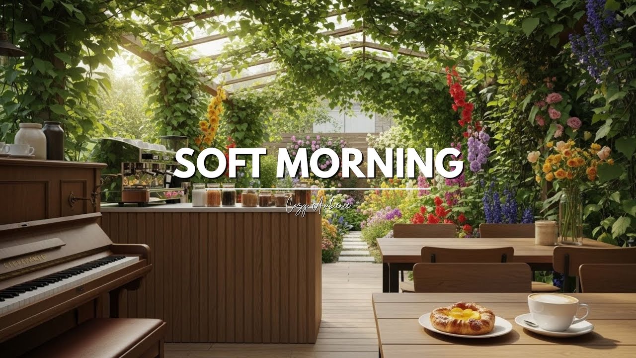 Soft Morning Piano ☕ Relaxing Jazz Ambience – for Study, Work, Focus