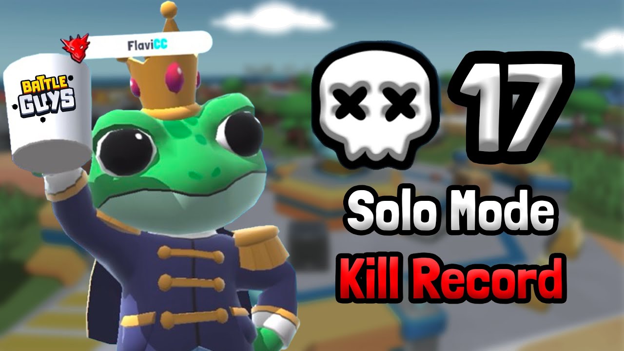 🔥 Battle Guys Top-Down Kill Record - 17 Kills in Solo Mode (0.46) 🔥