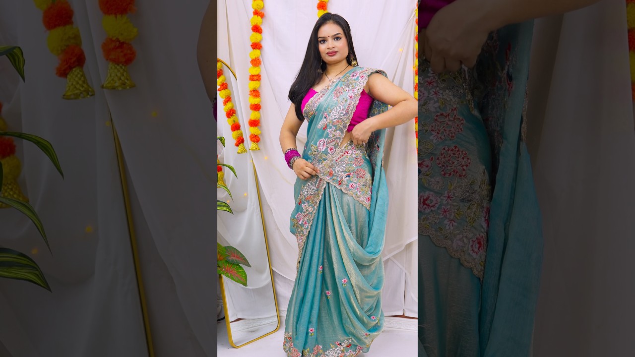 infinity Drape ✨💖 #beautynstyle #sareedraping #flipkartfinds #fitcheckwithflipkart #saree