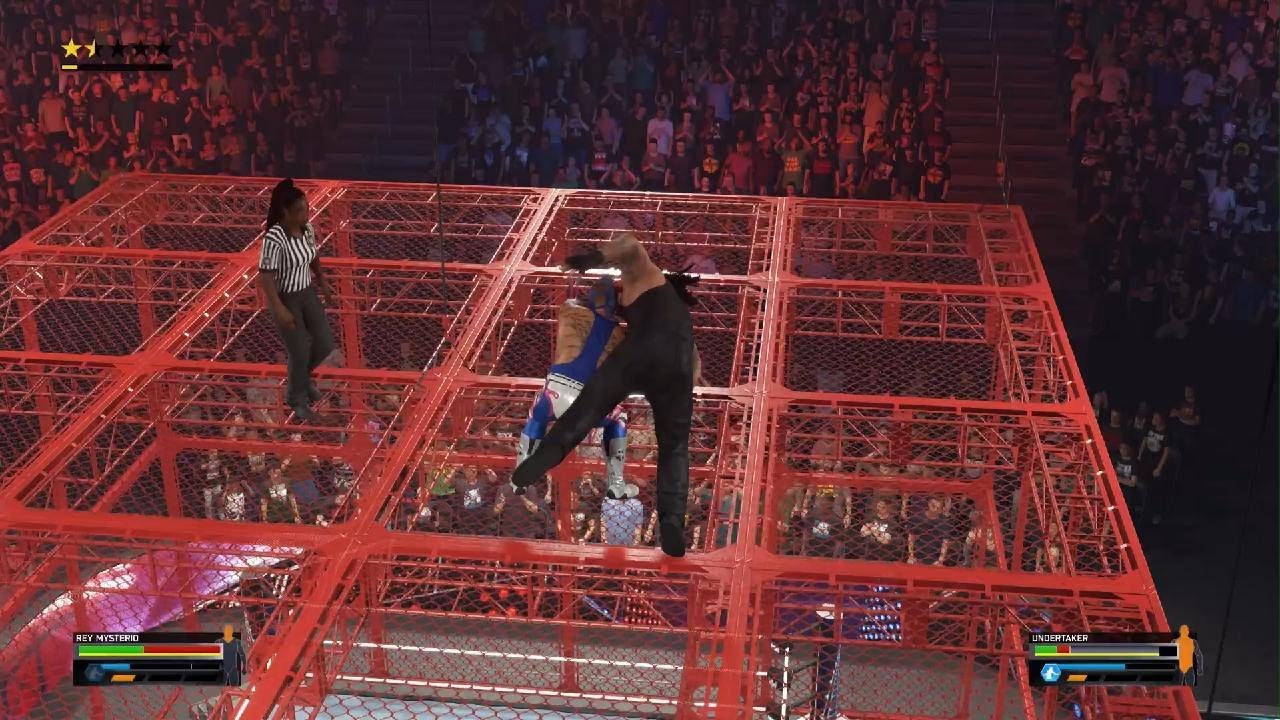 WWE 2K25 - Rey Mysterio vs Undertaker | HELL IN A CELL MATCH | PlayStation 5