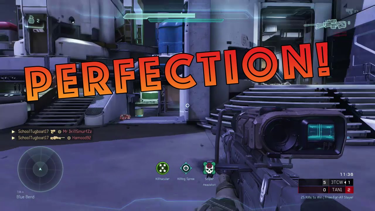 Halo 5 FFA Perfection in Under 2 Minutes 15 Seconds with Multikills