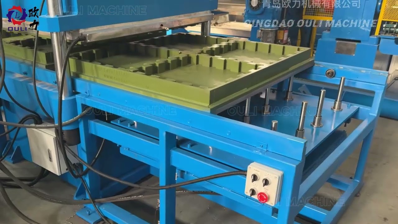 Rubber tile press machine , waste tyre recycling machinery ,Rubber mat pressing machine