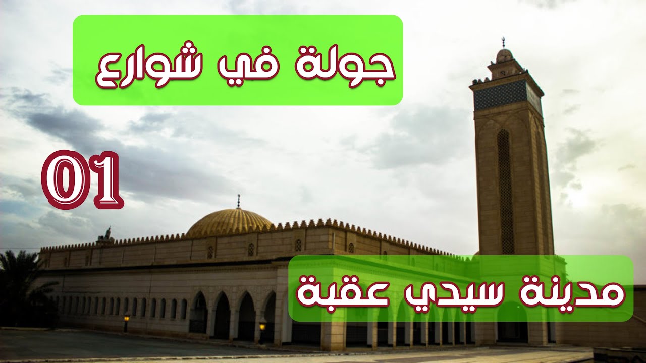 جولة في شوارع مدينة سيدي عقبة  ...الجزء الأول.SIDI OKBA