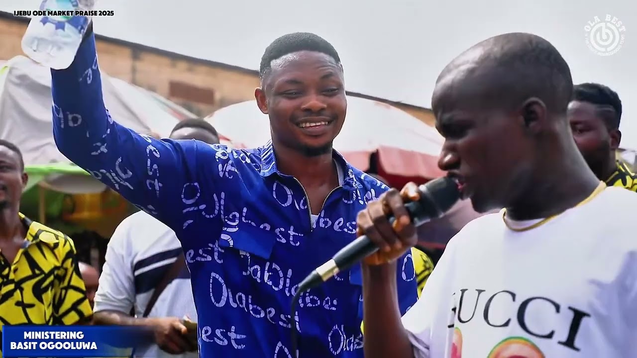 SPEECHLESS! The special Basit Ogo oluwa powerful ministeration at Market praise with Olabest