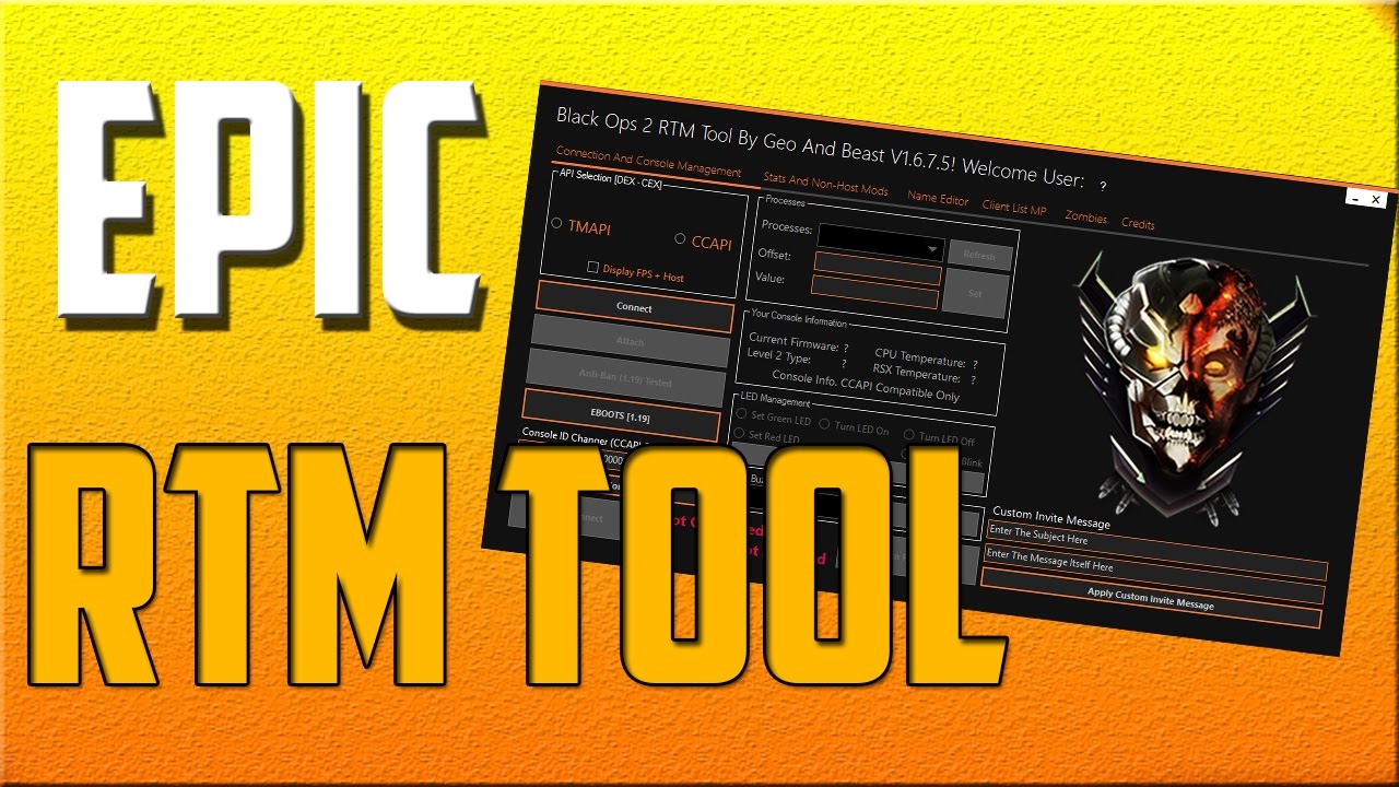 [BO2/PS3] Best RTM Tool 1.19 By Geo And Beast + download +Giveaway