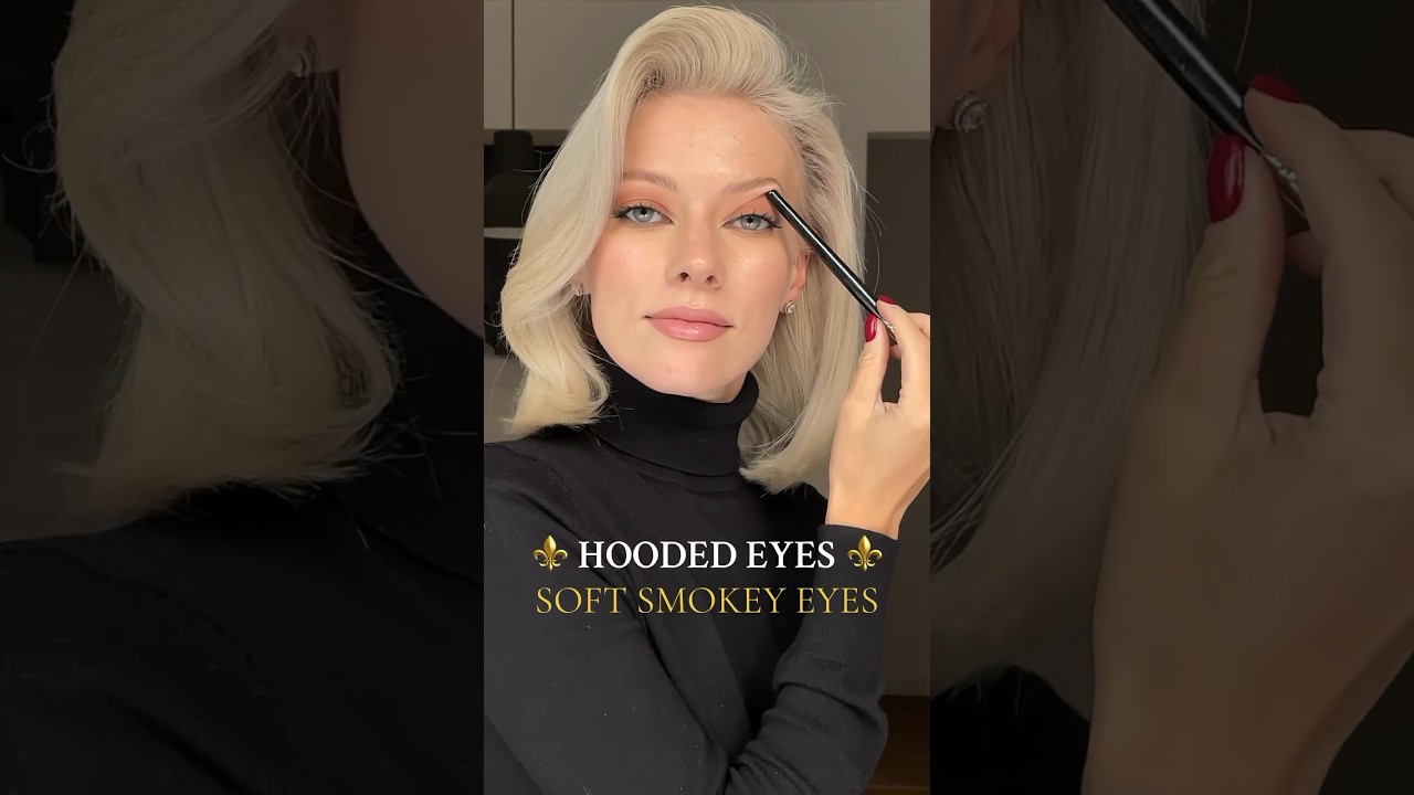 Soft Smokey for hooded eyes 