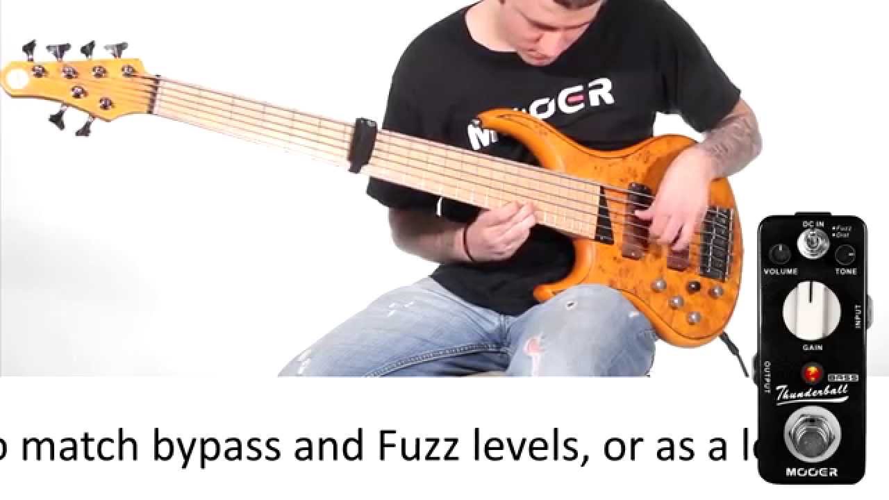 Mooer Thunderball Bass Fuzz/Dist pedal DEMO
