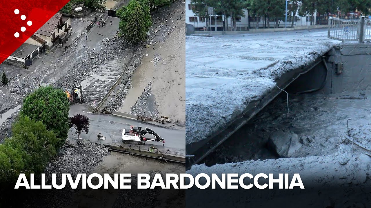 Alluvione a Bardonecchia, esonda il torrente Frejus: auto travolte, un morto. Il fango è ovunque