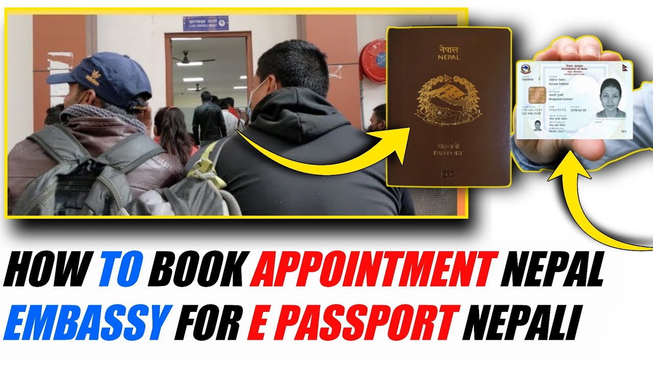 how to book appointment nepal embassy for e- passport nepal - your help center