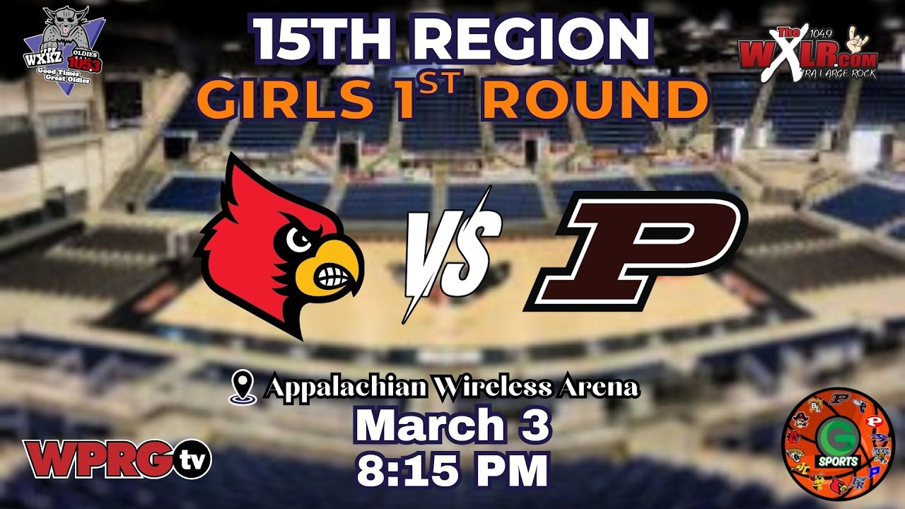 Martin County vs. Pikeville - Girls 15th Region Tournament on WPRGtv  (03.03.26)