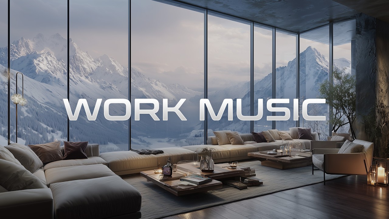 Relaxing Work Music | Zen Nordic Workspace for Focus & Productivity