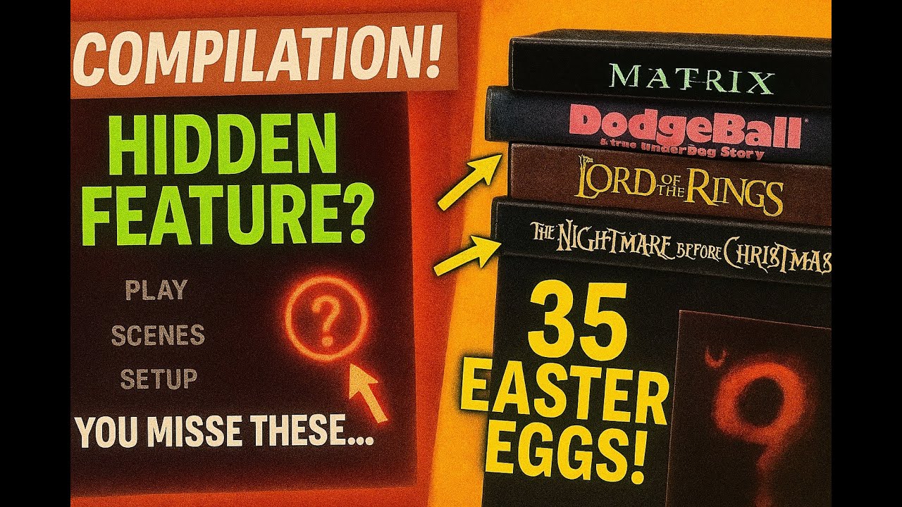 DVD Secrets Unlocked: 35 Easter Eggs You May Have Missed (Shorts Compilation)