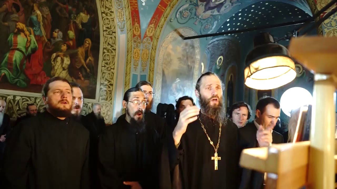 Милость мира | муз. диак. Сергия Трубачева | Хор братии Валаамского монастыря