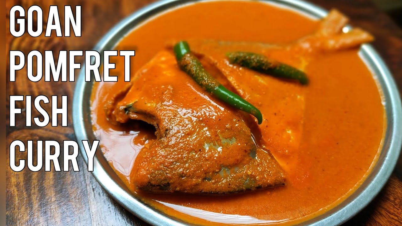 Authentic Goan Fish Curry | Paplet kalvan | Goan Pomfret Hooman