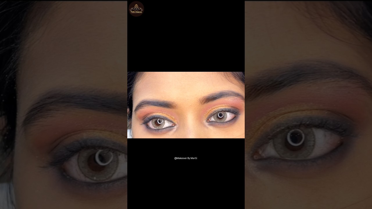 Eye Makeup Tutorial👀🎨🖌️ || half cutcrease eyemakeup || bold eyemakeup || 