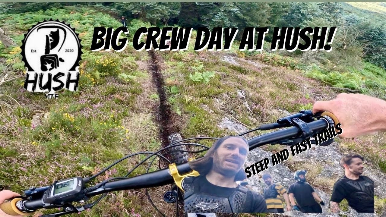 HUSH MTB, WICKLOW IRELAND. STEEP, FAST AND FUN TRAILS