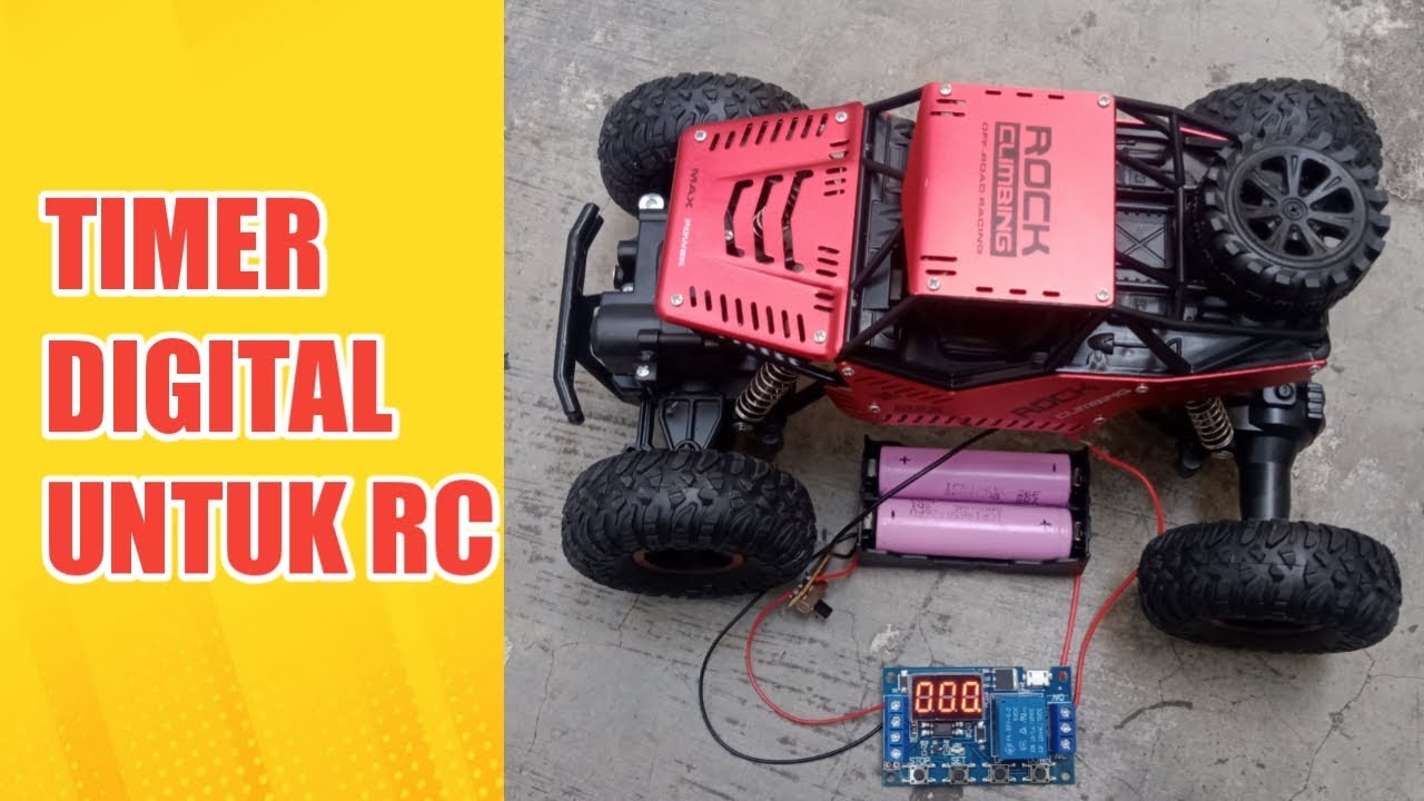pemasangan Timer digital untuk rc