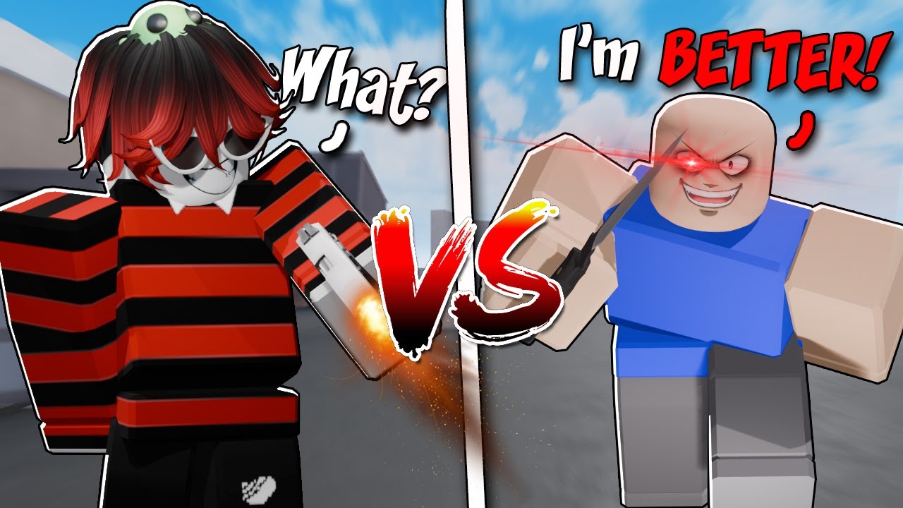 Humbled a TOXIC PLAYER | Murderers Vs Sheriffs (Roblox)