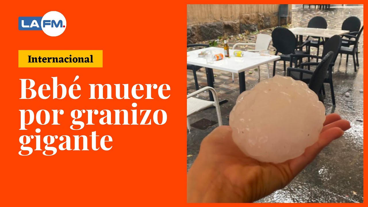Espa&ntilde;a: impresionante tormenta de granizo