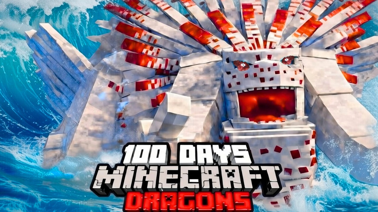 I Spent 100 Days in How To Train Your Dragon in Minecraft [FULL MOVIE]
