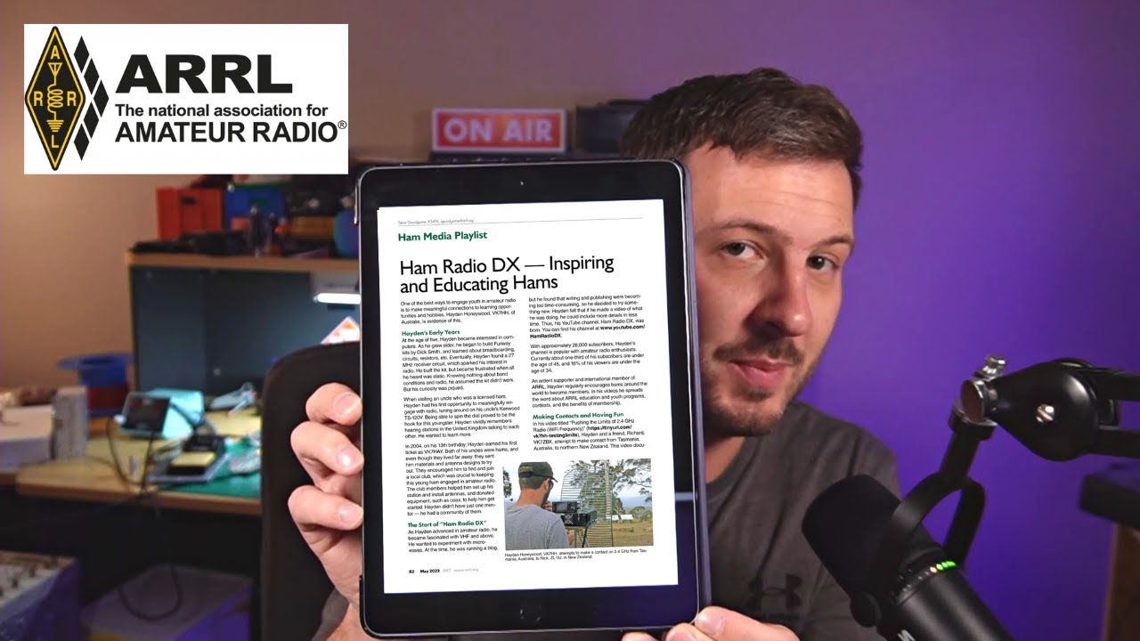 The Story of My Channel Featured in QST Magazine
