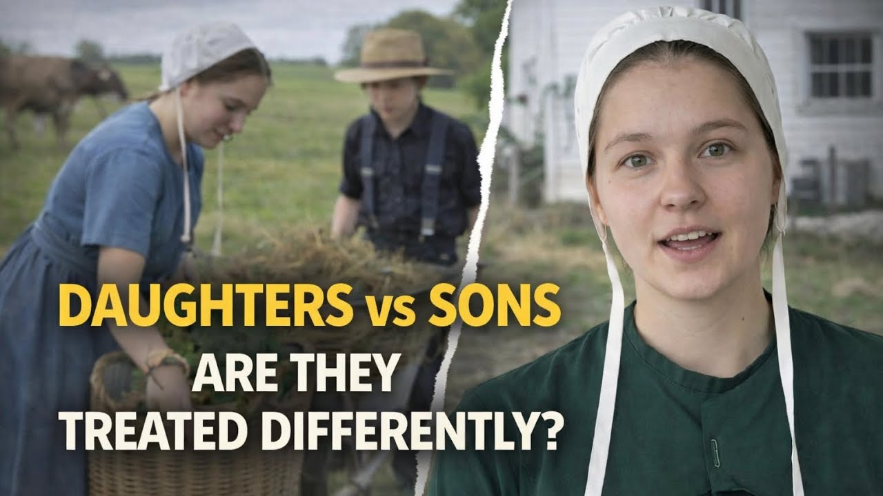 Are Amish daughters treated differently than sons?