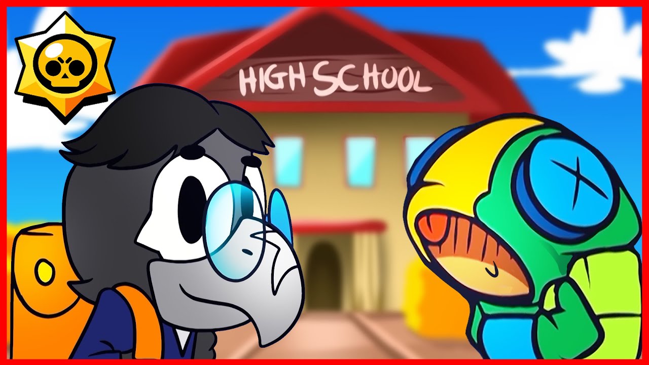 BRAWL STARS ANIMATION - HIGHSCHOOL FUNNY COMPILATION
