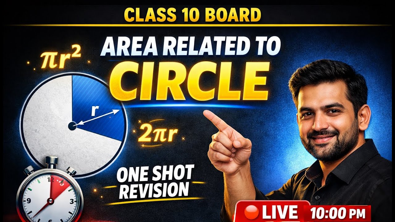 Class 10 AREAS RELATED TO CIRCLES One Shot 🔥 Class 10 Maths Chapter 11 | Karan Sir |